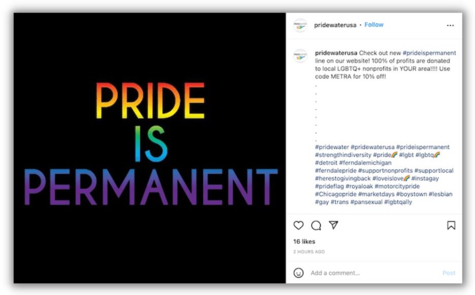 Instagram hashtags - instagram post for pride month