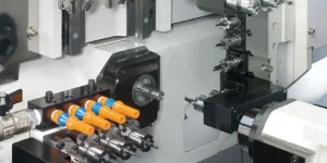 Swiss type CNC lathe