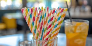 Custom paper straws